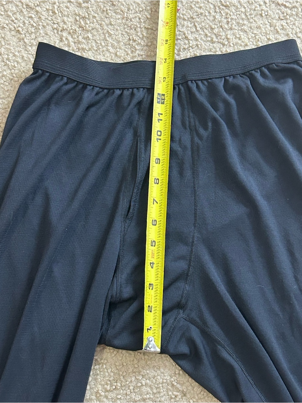 Vintage Patagonia Capilene Base Layer Pants Mens XL Black Bottoms USA Made - Picture 8 of 9